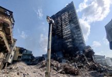 GNI LATEST: MANY STILL TRAPPED IN LAGOS BALOGUN MARKET FIRE, SIX DAYS AFTER