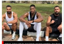 ANTHONY JOSHUA’S FRIENDS’ FUNERALS TAKE PLACE IN LONDON MOSQUE TODAY