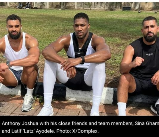 ANTHONY JOSHUA’S FRIENDS’ FUNERALS TAKE PLACE IN LONDON MOSQUE TODAY