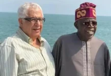 TINUBU CONFERS GCON ON LONG TERM BUSINESS ASSOCIATE GILBERT CHAGOURY