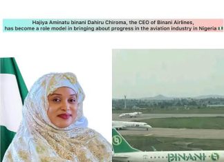 BINANI AIR FINALLY GETS APPROVAL AS FORMER ADAMAWA GUBER CANDIDATE BECOMES FIRST FEMALE AIRLINE OWNER