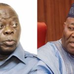 OSHIOMHOLE ASKS AKPABIO TO RESIGN AS SENATE PRESIDENT FOR TRYING TO AMEND SENATE RULES TO IMPUGN RIGHT OF OTHERS