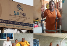 HOPE REKINDLED AS OWO CHURCH ATTACK VICTIM RECEIVES DOUBLE PROSTHETIC LIMBS FROM SUN-TECH IN ABUJA