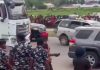PROTESTERS BLOCK ABUJA MAJOR ROAD IN PROTEST AGAINST INSECURITY