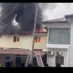 SECTION OF FEDERAL MEDICAL CENTRE, JABI ABUJA ON FIRE, SEE VIDEO