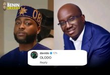 NIGERIANS REACT AS SINGER DAVIDO TACKLES EDO GOVERNOR AGAIN, TYPES ‘OLODO’ UNDER OKPEBHOLO’S POST