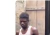 WATCH THE MOMENT A CORNERED THIEF STOOD UP TO HIS ASSAILANTS WITH KNIFE AND MACHETE IN LAGOS