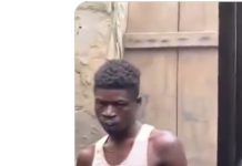 WATCH THE MOMENT A CORNERED THIEF STOOD UP TO HIS ASSAILANTS WITH KNIFE AND MACHETE IN LAGOS
