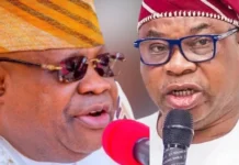 DAYS TO OSUN ELECTION, OYINLOLA FACTION OF PDP DUMP ADELEKE TEAMS UP WITH APC CANDIDATE, OYEBAMIJI